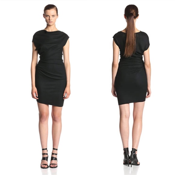 HELMUT LANG Wool Midi Length Dress